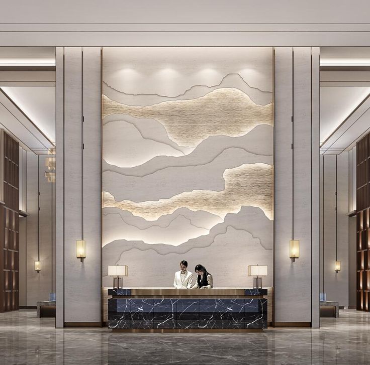 Light Textured Feature Wall