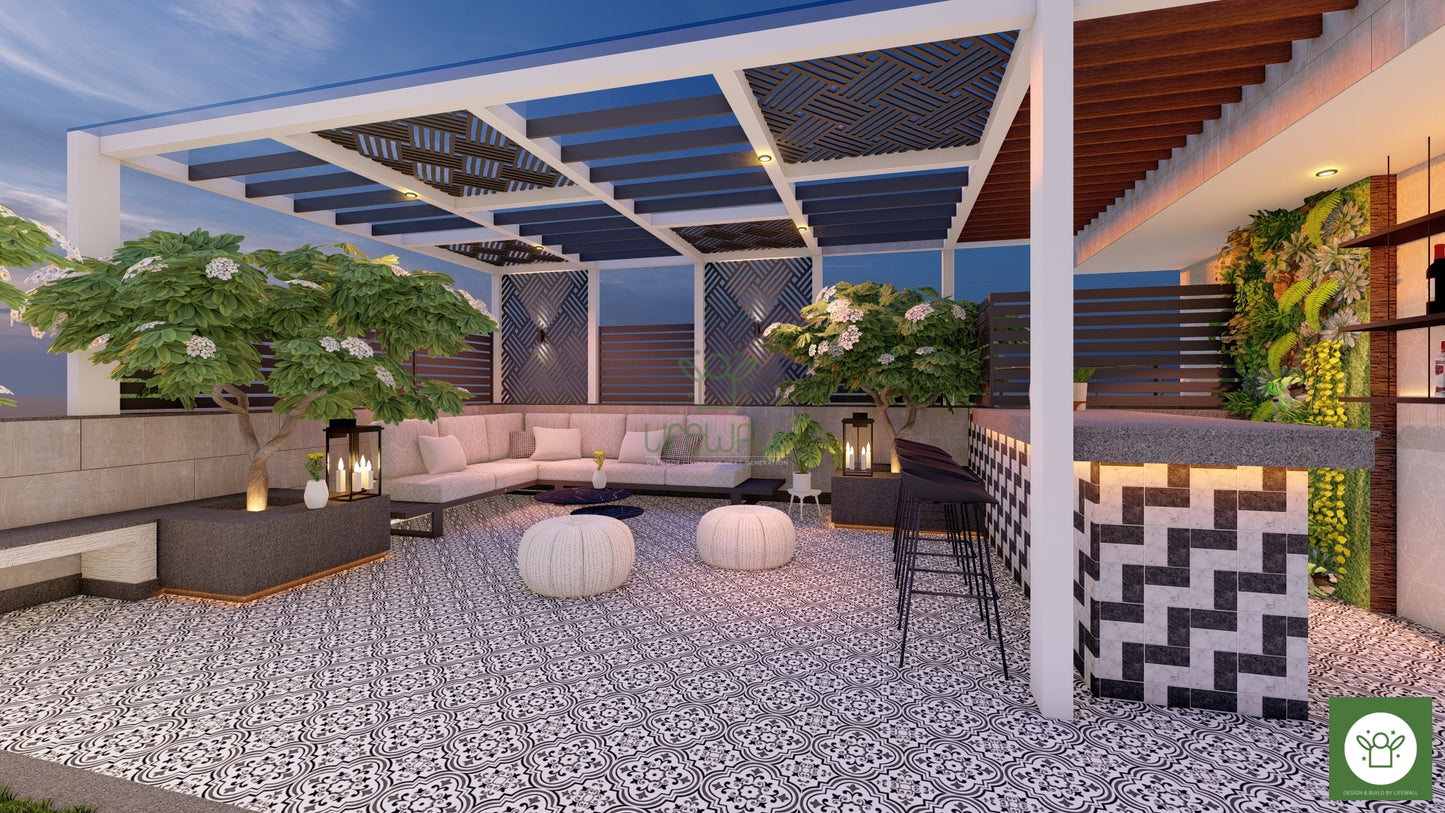 Quantum Spritz Pergola (Per Sqft)