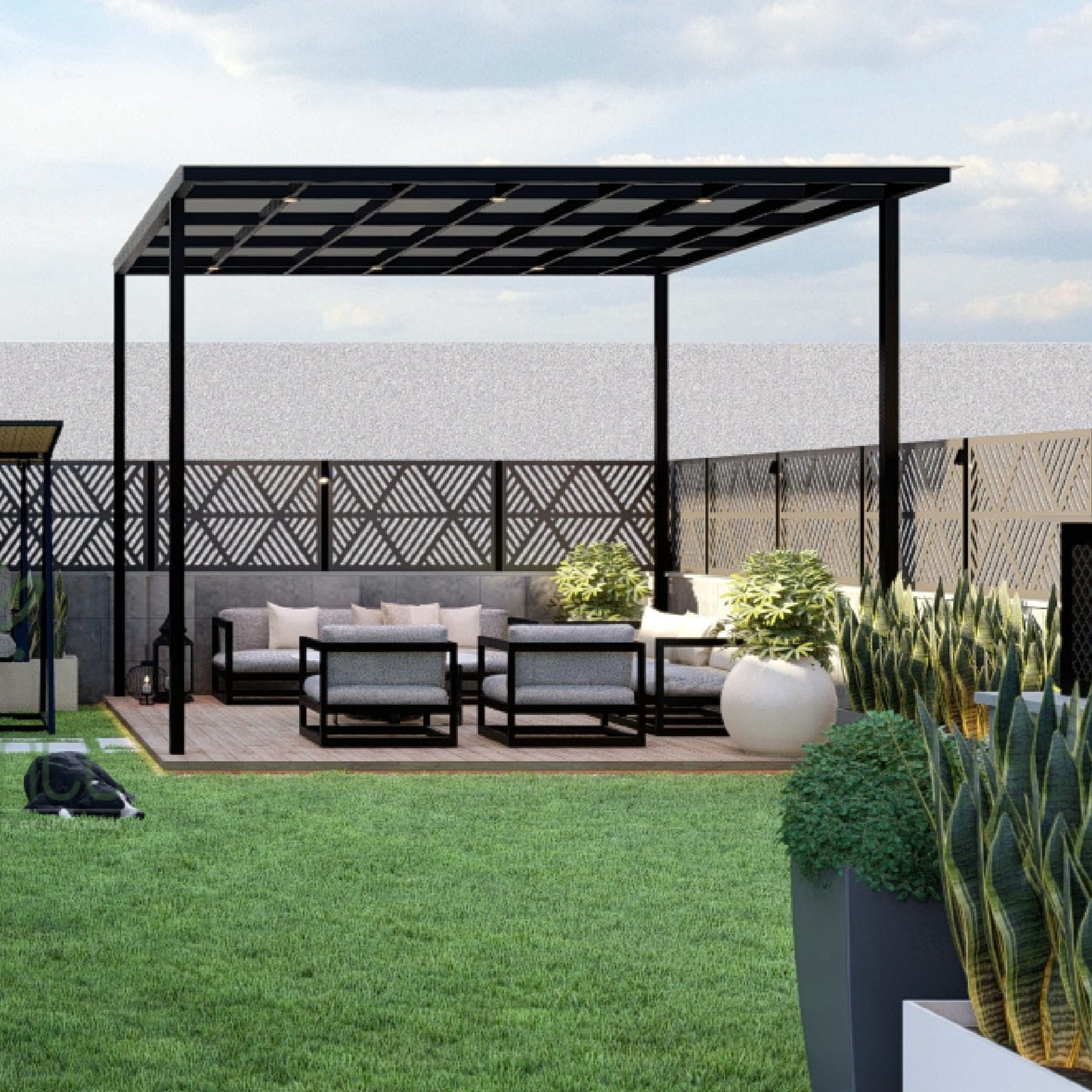 Neo Rhythm Pergola (Per Sqft)