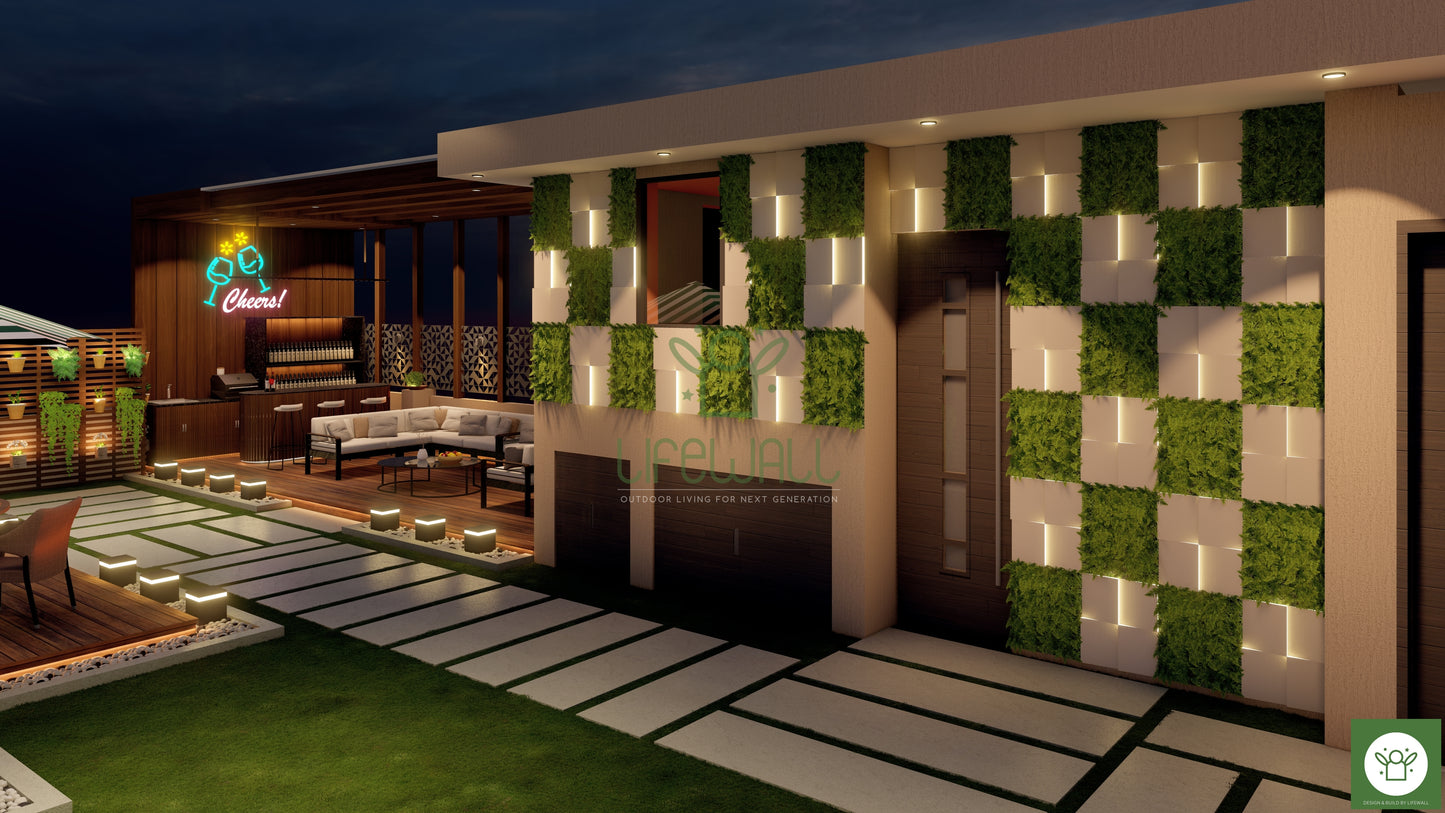 Eco square Feature Wall (Per Sqft)