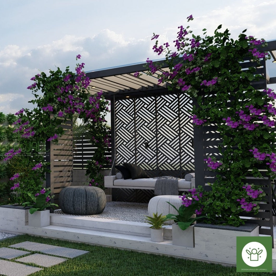 Futura Falls Pergola (Per Sqft)