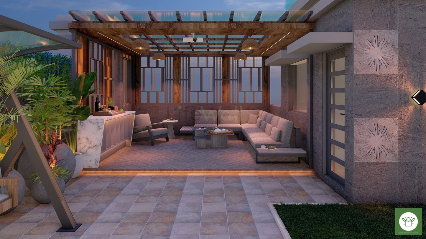 Spotlight Spritz Pergola (Per Sqft)