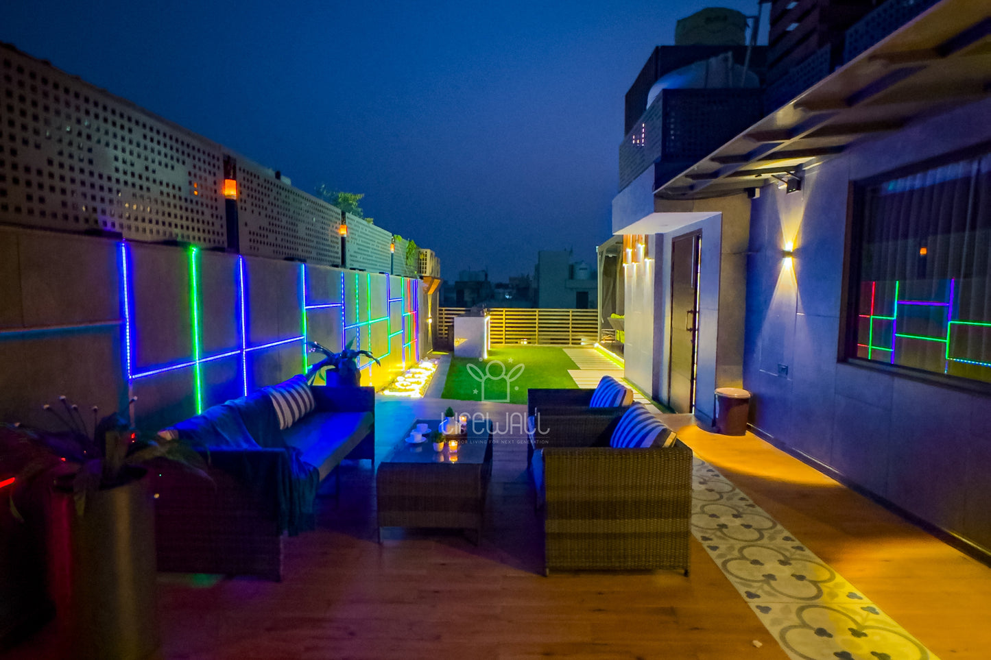 Mrs.Priyanka Bedi | Terrace Garden | New delhi