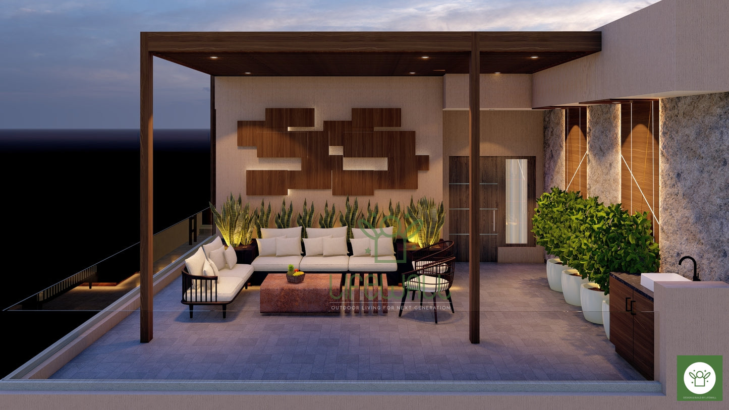 Pulse Serenity Pergola (Per Sqft)