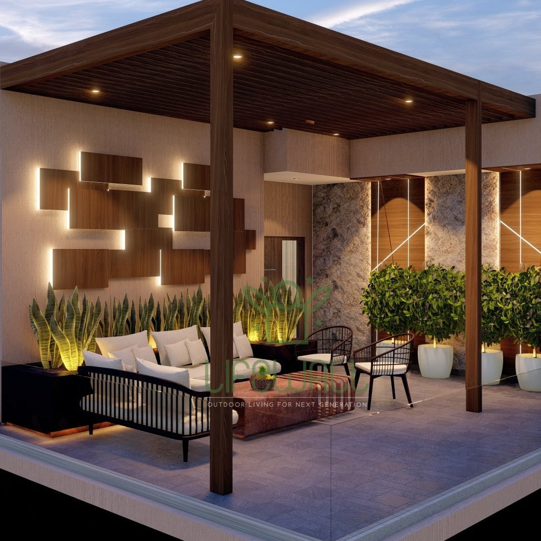 Pulse Serenity Pergola (Per Sqft)