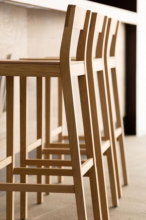 The simpleton Wooden bar Chair Wooden Bar Stool Restaurant Counter Chair Kitchen Counter heigh Chair Dimension: 15.75" Sq. x 41" H, x 15.43 Inch