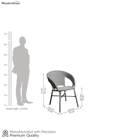 Nomadic Wooden Furniture (4/2 Seater Outdoor Seating Chair and Table Set)