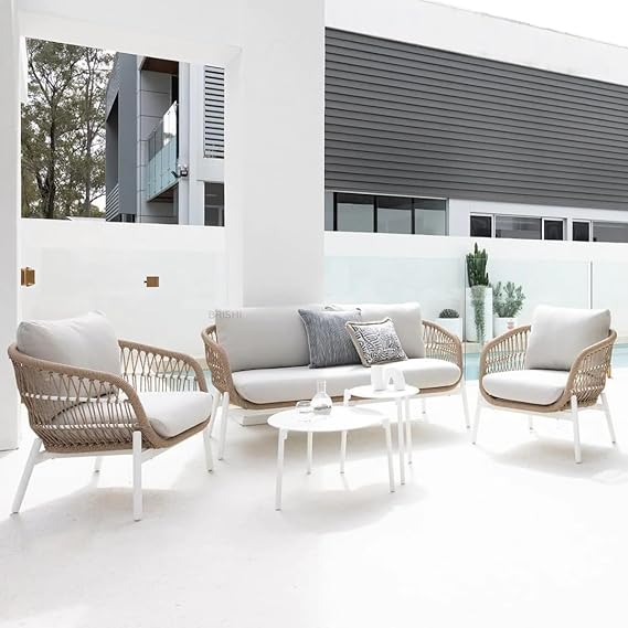 Brishi Furniture (4 Seater Outdoor Seating and Table Set)