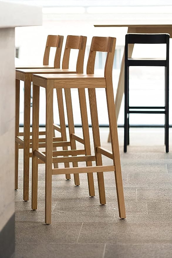 The simpleton Wooden bar Chair Wooden Bar Stool Restaurant Counter Chair Kitchen Counter heigh Chair Dimension: 15.75" Sq. x 41" H, x 15.43 Inch