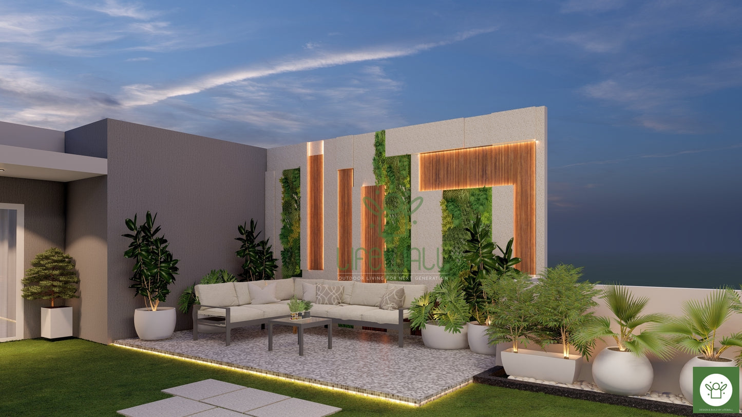 Shape Serenity Feature Wall (Per Sqft)