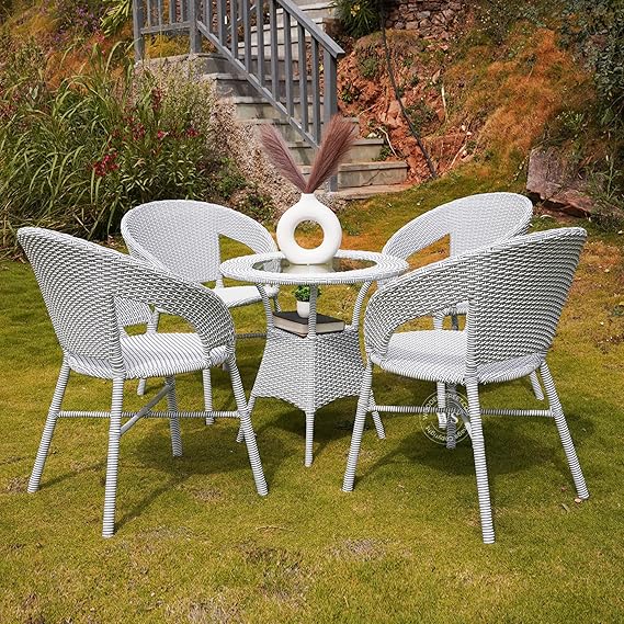 Nomadic Wooden Furniture (4/2 Seater Outdoor Seating Chair and Table Set)