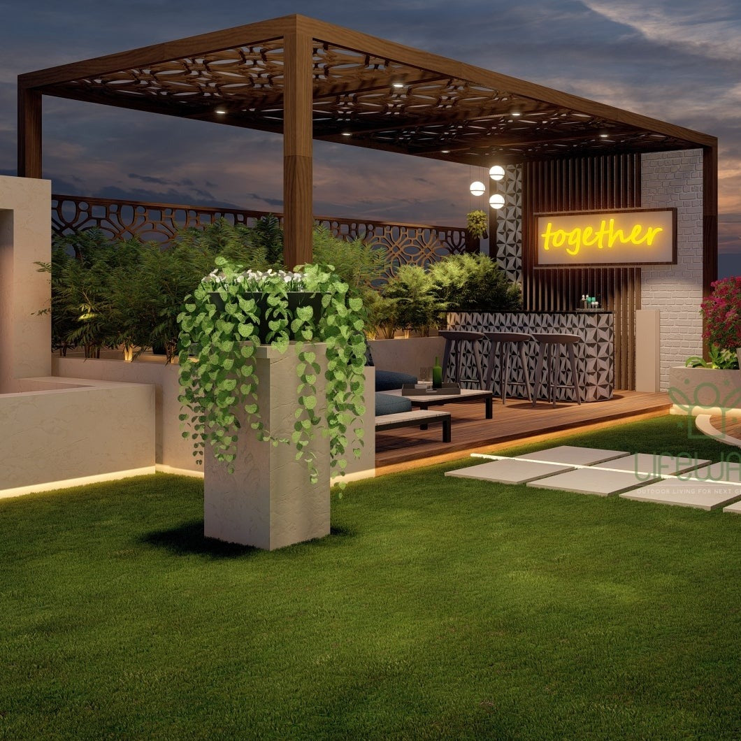 Serene Crafted Pergola (Per Sqft)