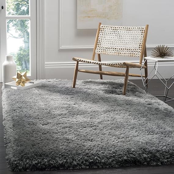 Lush Layers Rectangular Carpet Microfiber Super Soft Extra Fluffy Anti-Skid Shaggy Area Rug Carpet For Dining Room Home Bedroom