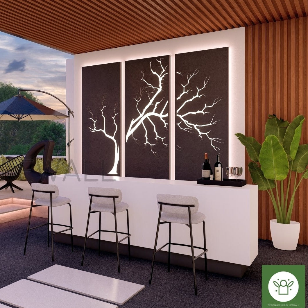 Branch Flow Art Feature Wall (Per Sqft)