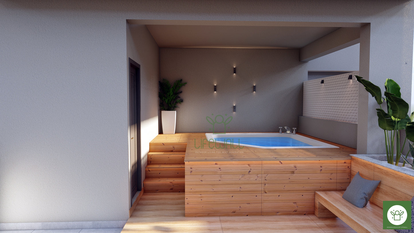 FRP Jacuzzi (Lum Sum)