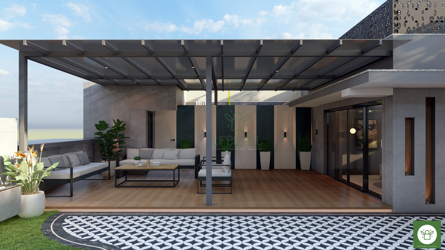 Bountiful Bower Pergola (Per Sqft)
