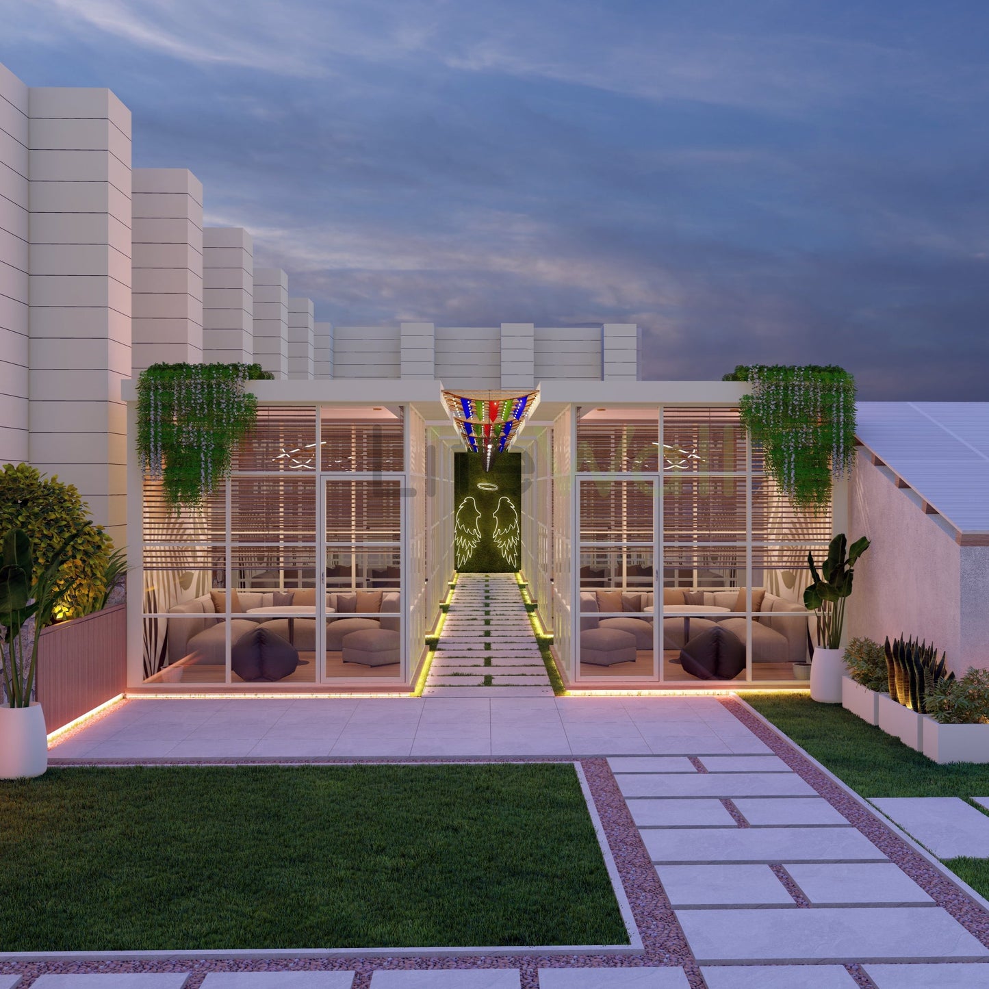 Crystal Calm Glass Porta Cabin (Per Sqft)