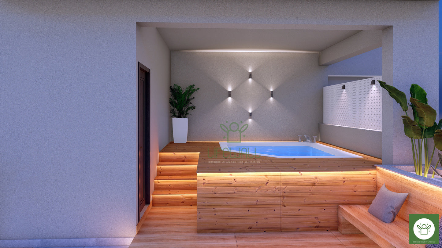 FRP Jacuzzi (Lum Sum)