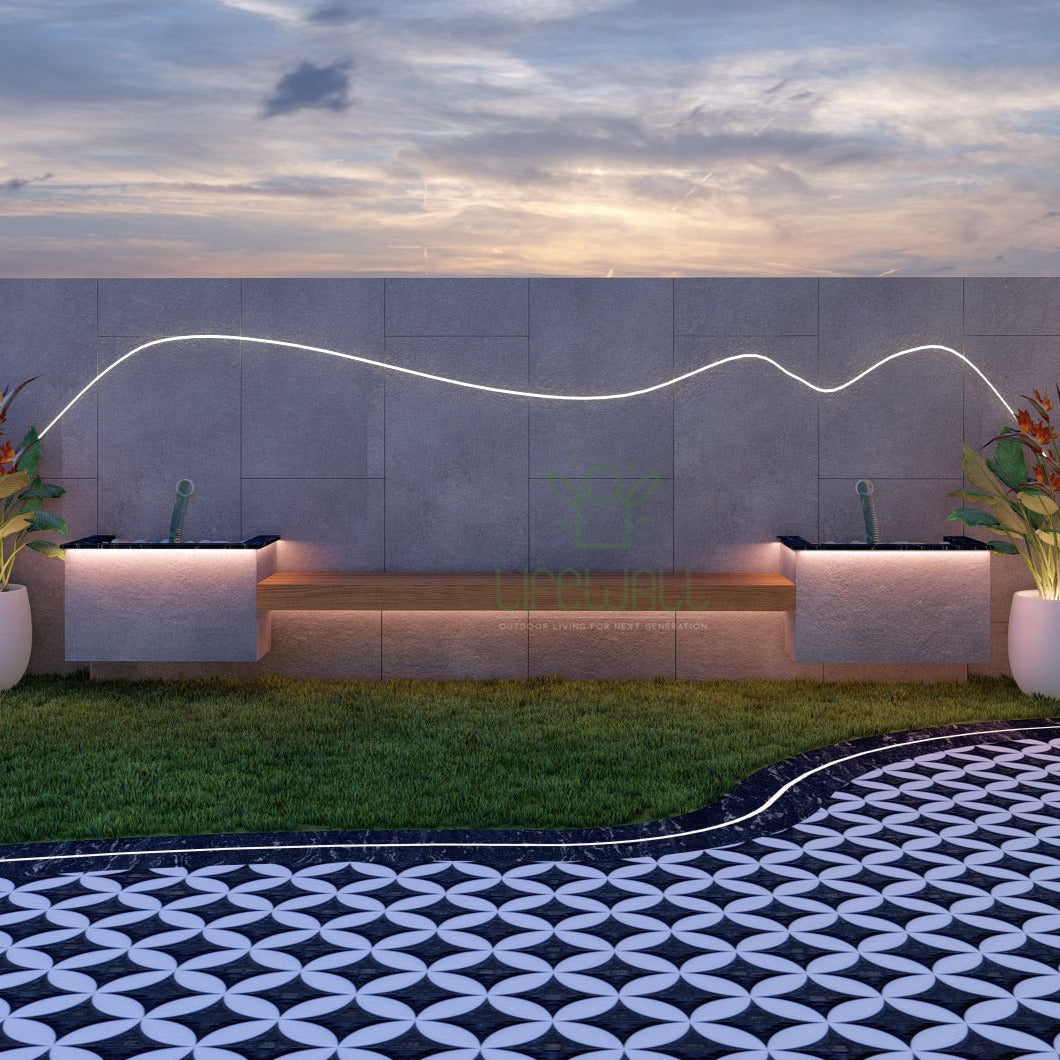 Mountain Lights Feature Wall (Per Sqft)