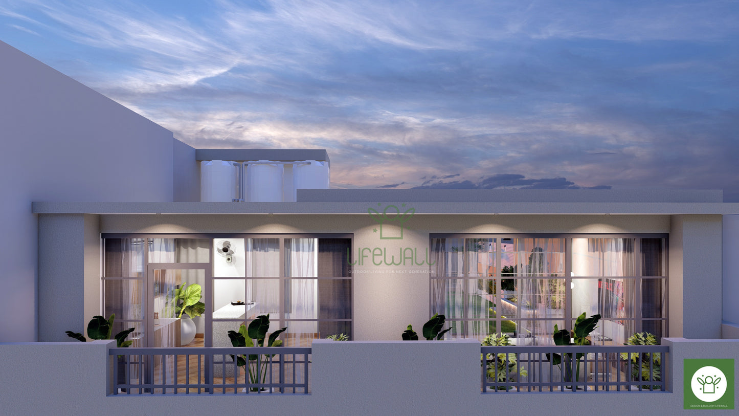Crystal Calm Porta Cabin (Per Sqft)