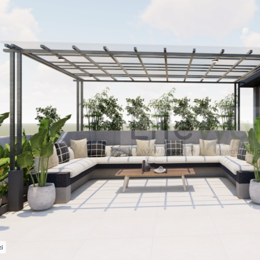 Zen Zephyr Pergola (Per Sqft)
