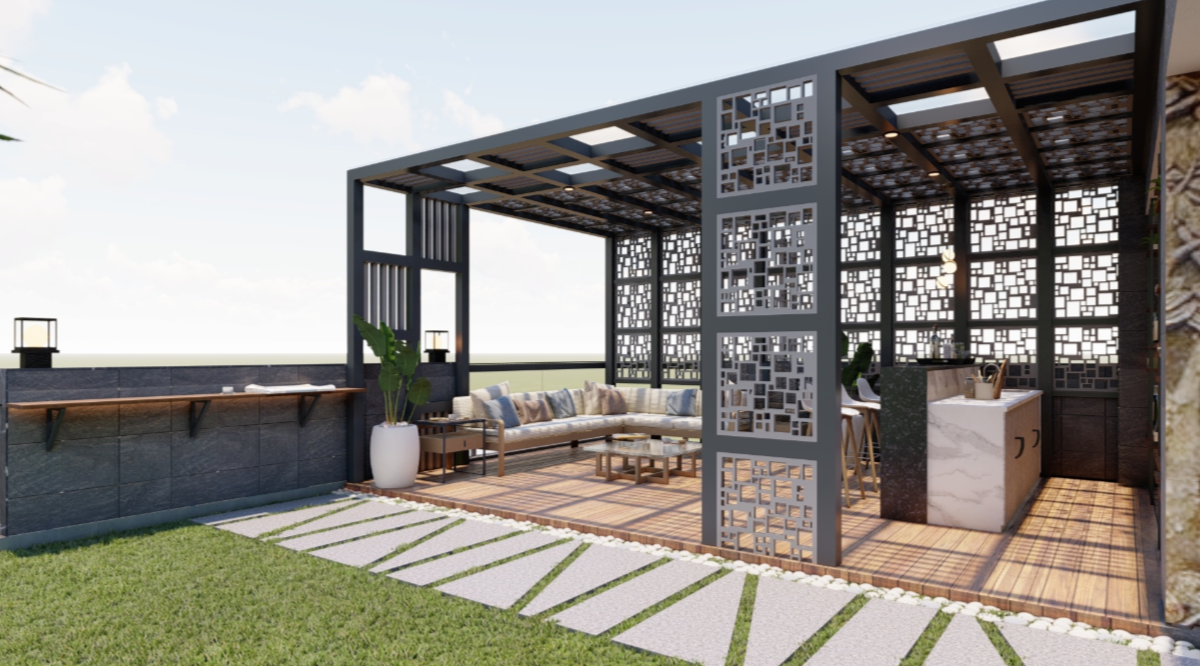 Uncomplicated Arbor Pergola (Per Sqft)