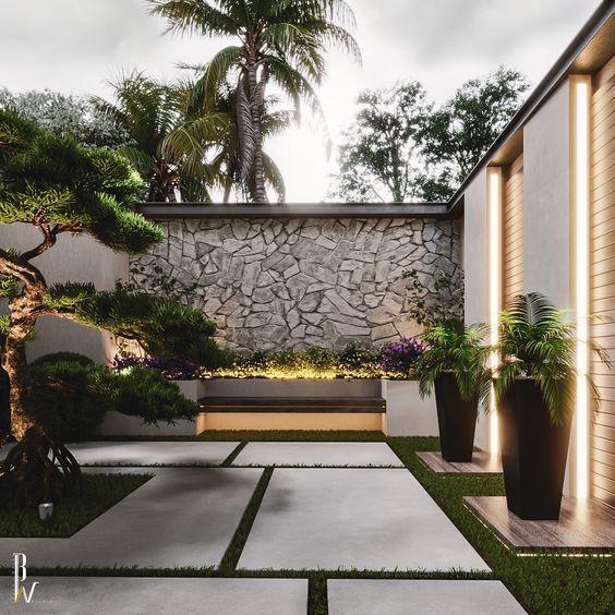 Asymmetric Stone Aura Feature Walls (Per Sqft)