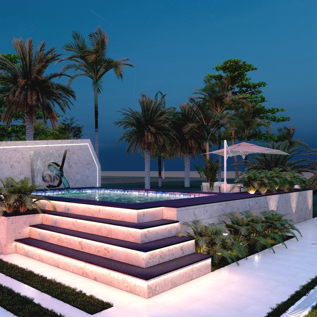 Concrete Jacuzzi (Lum Sum)