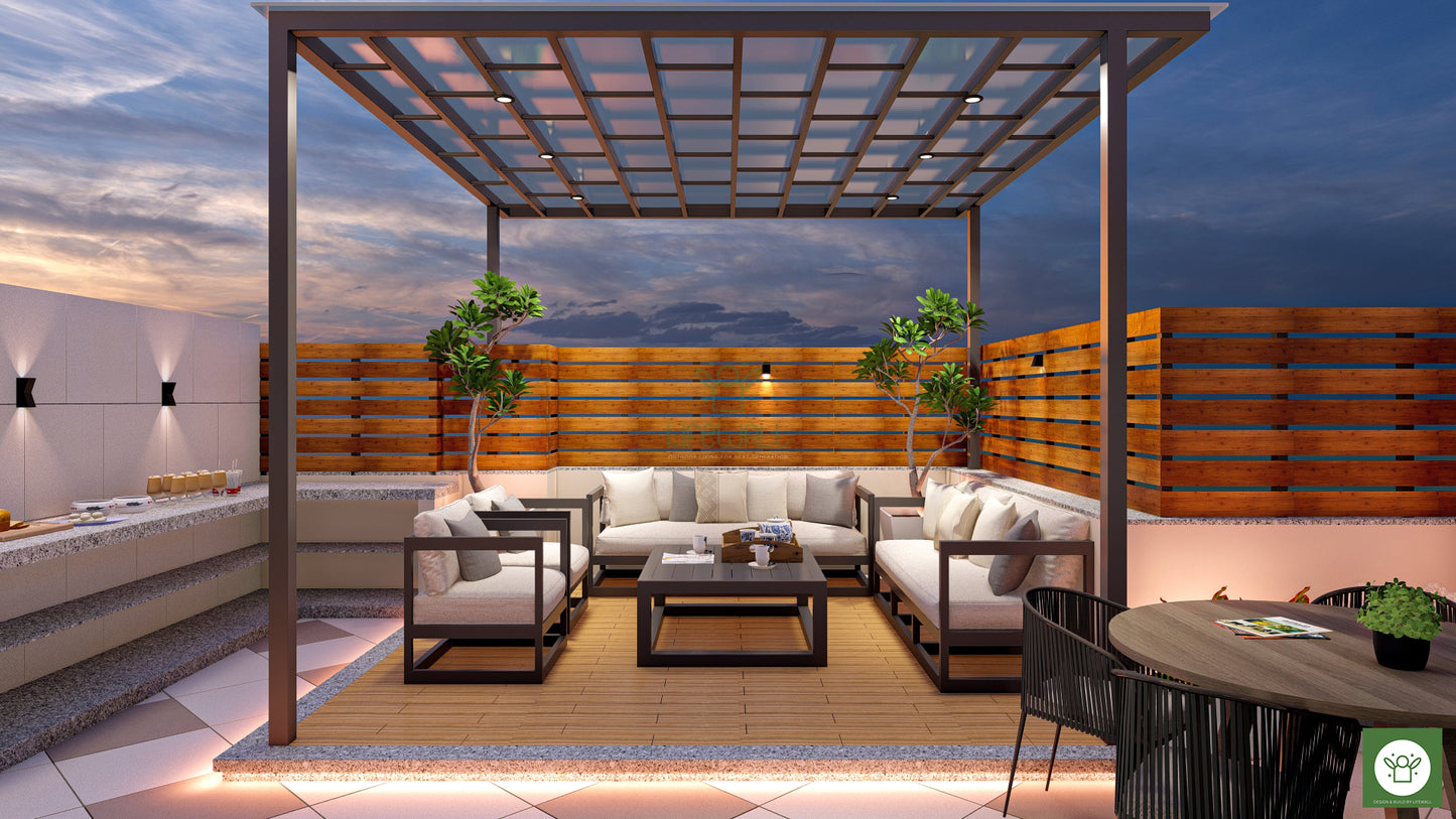 Eden Elegance Pergola (Per Sqft)