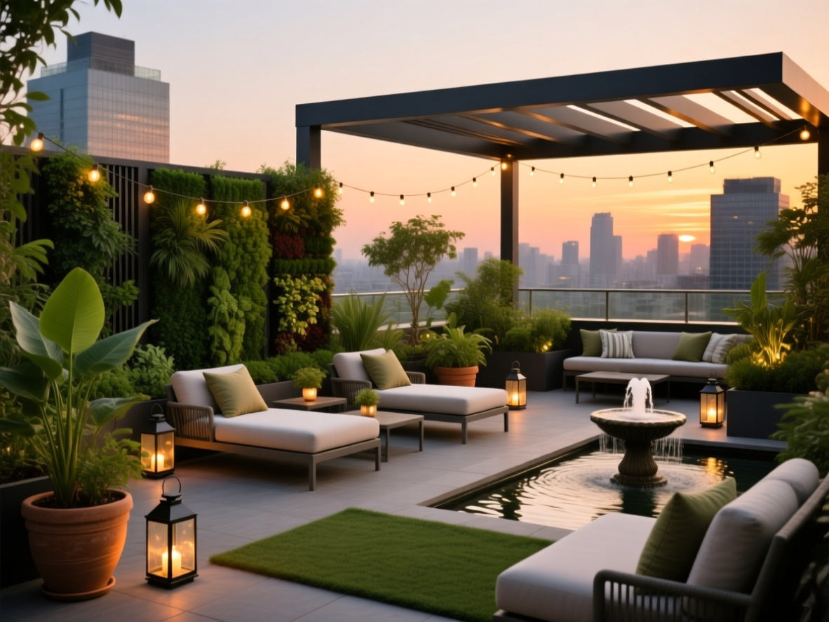 Luxury Terrace Garden Design Ideas to Transform Your Rooftop
