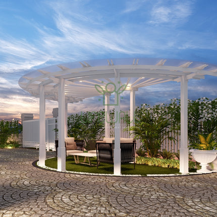 Lunar Crescent Pergola (Per Sqft)