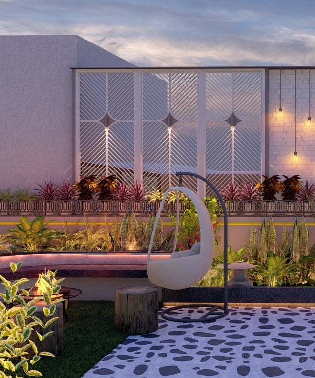 Spindle Divider Privacy Screen (Per Sqft)