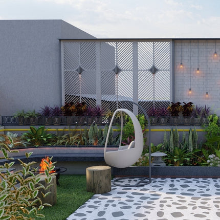 Spindle Divider Privacy Screen (Per Sqft)