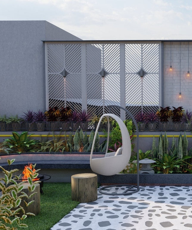 Spindle Divider Privacy Screen (Per Sqft)