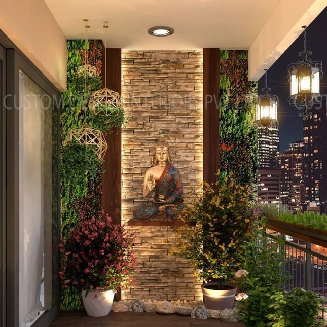 Golden Enlight Feature Wall