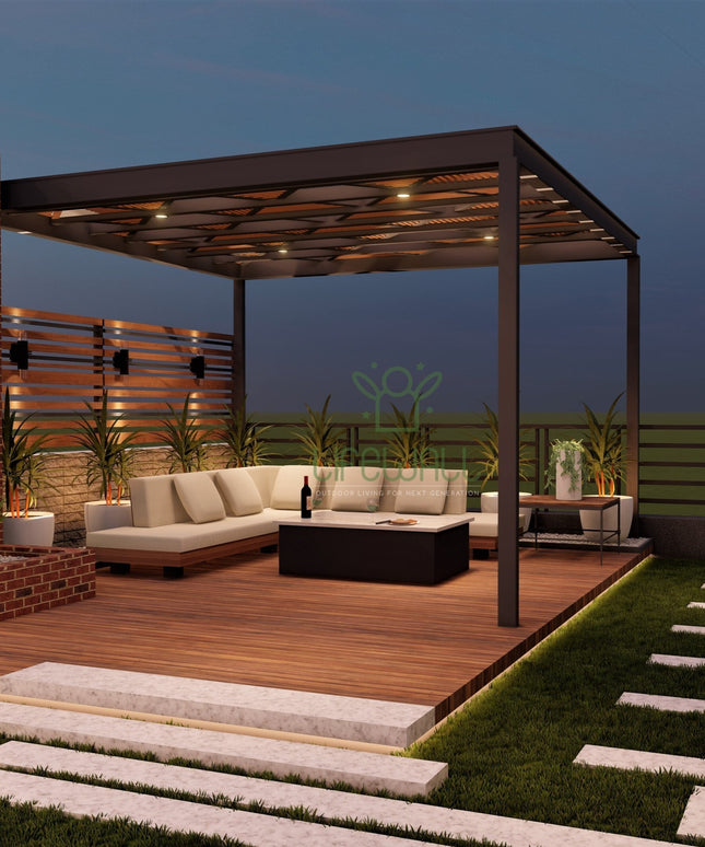 Honeycomb Sky Pergola GL (Per Sqft)
