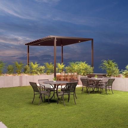 Night Metallic Flow Pergola (Per Sqft)