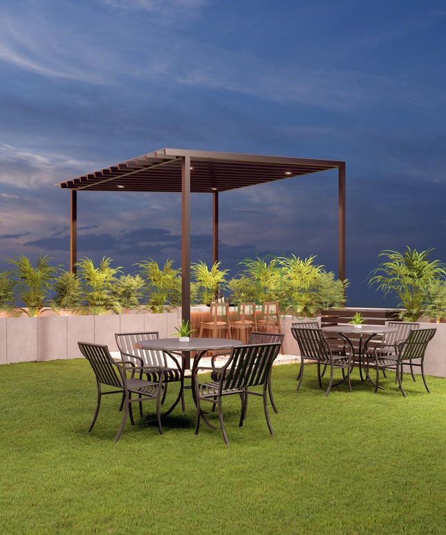 Night Metallic Flow Pergola (Per Sqft)