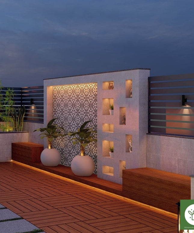 Geo Fall Fusion Feature Wall (Per Sqft)