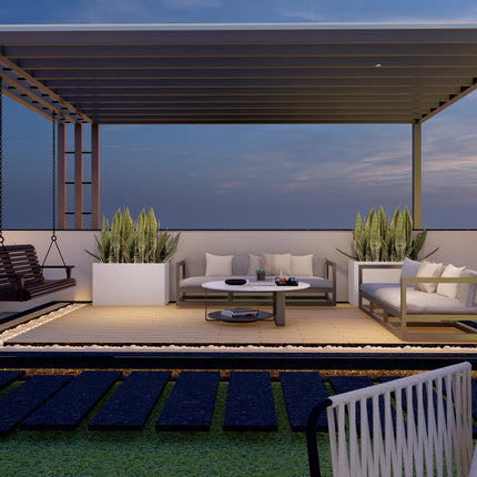 Silver Stream Art Pergola (Per Sqft)