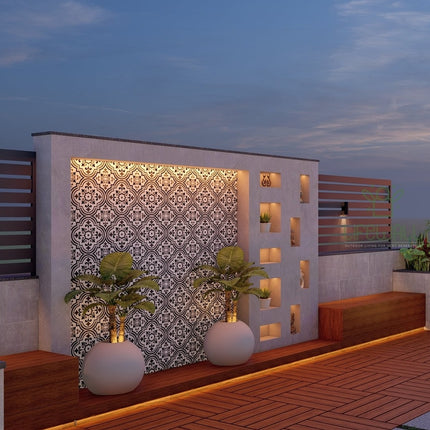 Geo Fall Fusion Feature Wall (Per Sqft)