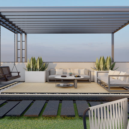 Silver Stream Art Pergola (Per Sqft)