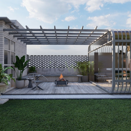 Soft Sunbeam Pergola (Per Sqft)
