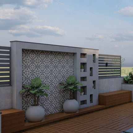 Geo Fall Fusion Feature Wall (Per Sqft)