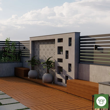 Geo Fall Fusion Feature Wall (Per Sqft)