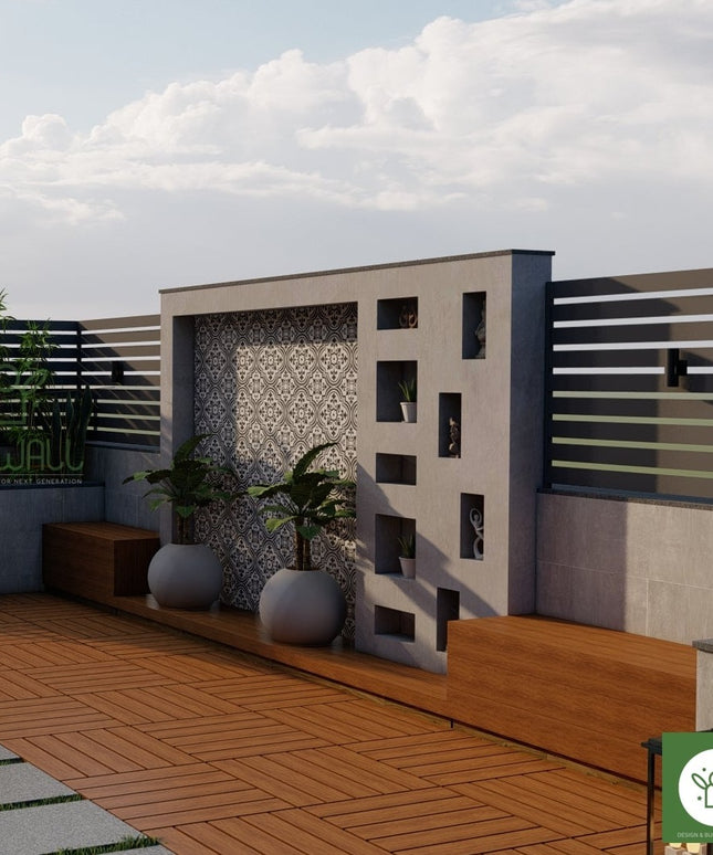 Geo Fall Fusion Feature Wall (Per Sqft)