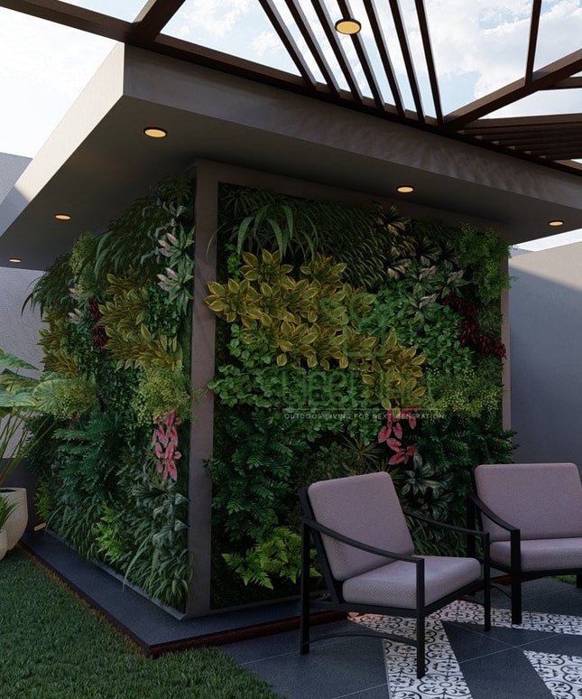 Classic Tropical Feature Wall (Per Sqft)