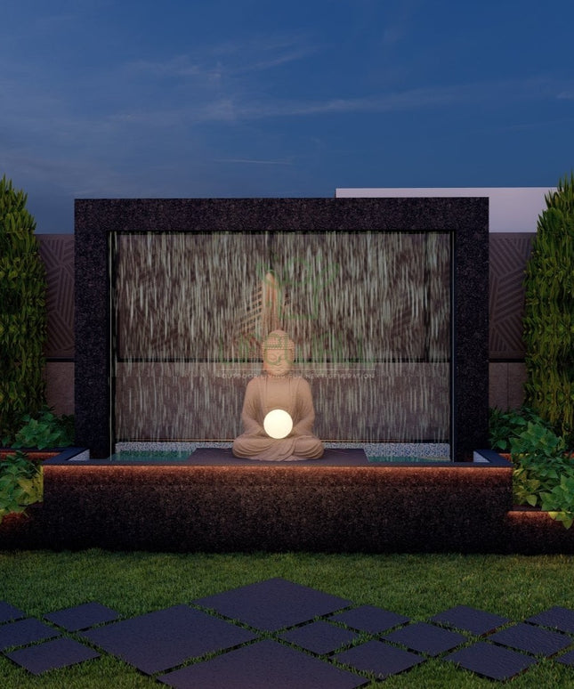 Sculpted Artistic Rain Fountain (Per RFT)
