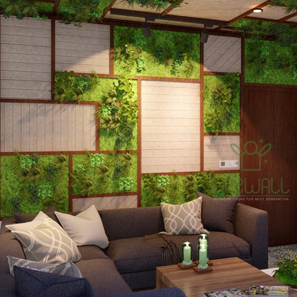 Rectangular Jungle Feature Wall (Per Sqft)
