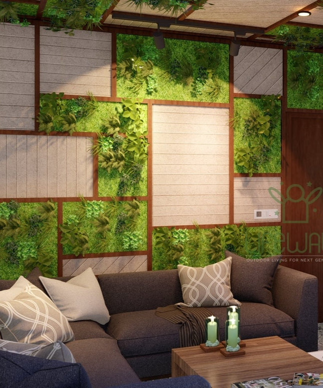 Rectangular Jungle Feature Wall (Per Sqft)